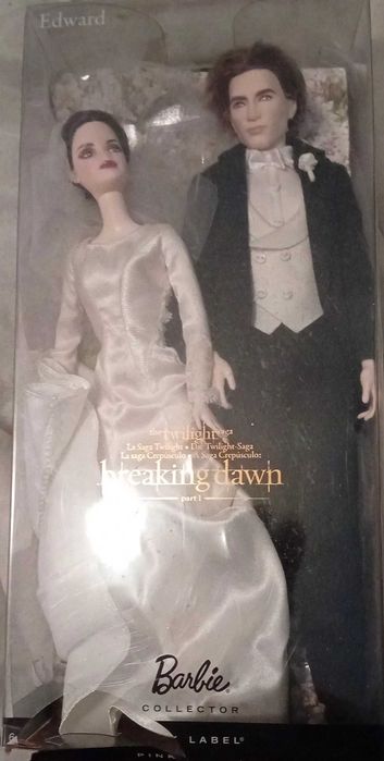 Bonecos Barbie Collector Twilight Breaking Dawn (Edward & Bella Casamento)