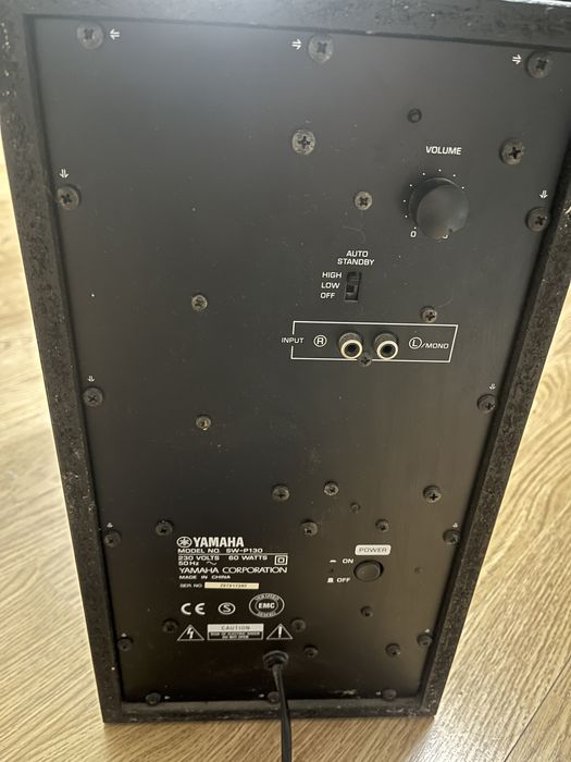 Yamaha sw-p130 subwoofer system