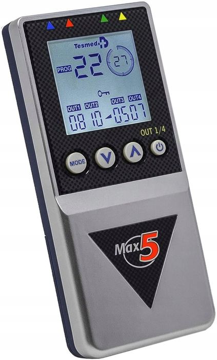 Masażer elektrostymulator mięśni Tesmed Max5 4 kanały i 12 elektrod