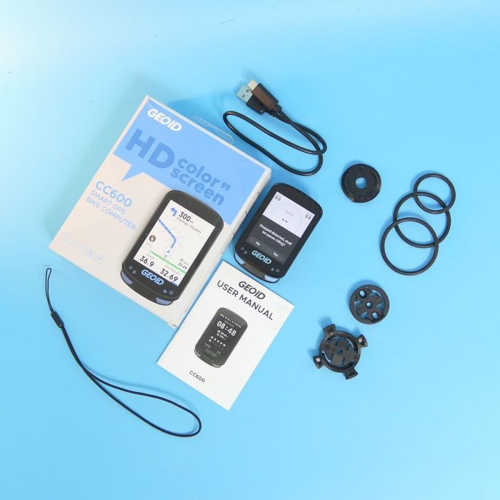 Велокомпьютер GEOID CC600: GPS навигация, цветной экран, WiFi, Bluetooth, ANT+, IPX7