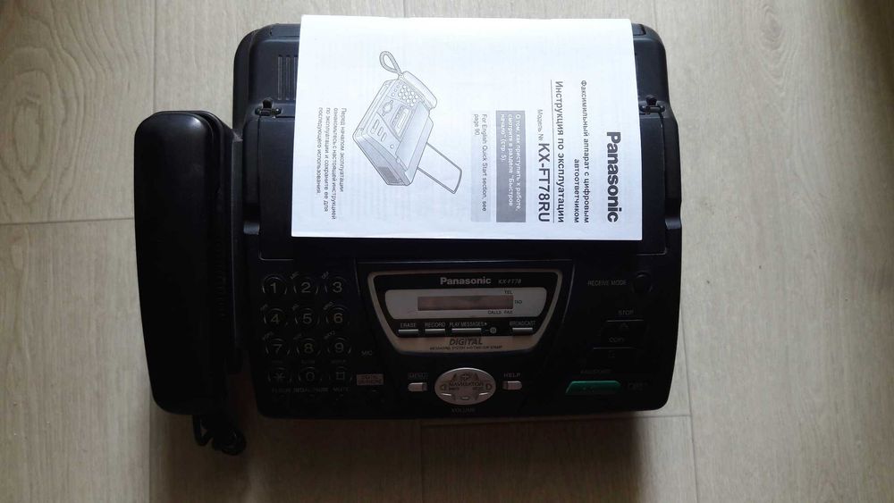 Телефон-факс Panasonic KX-FT78