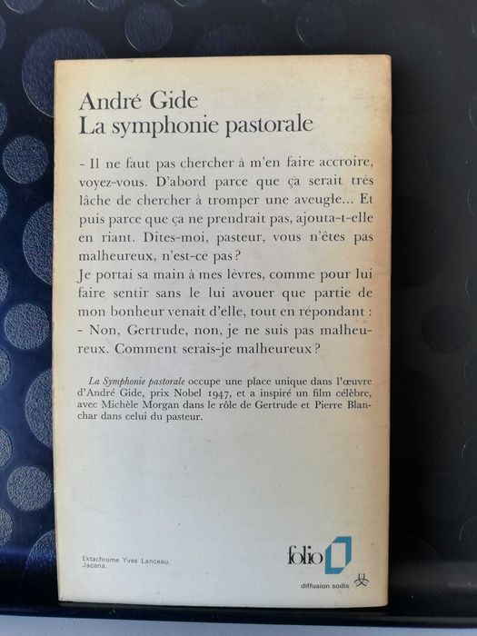 La symphonie pastorale - André Gide, edição original em francês, 1976