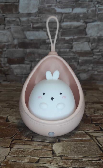 Дитячий настінний нічник з датчиком руху Зайченя