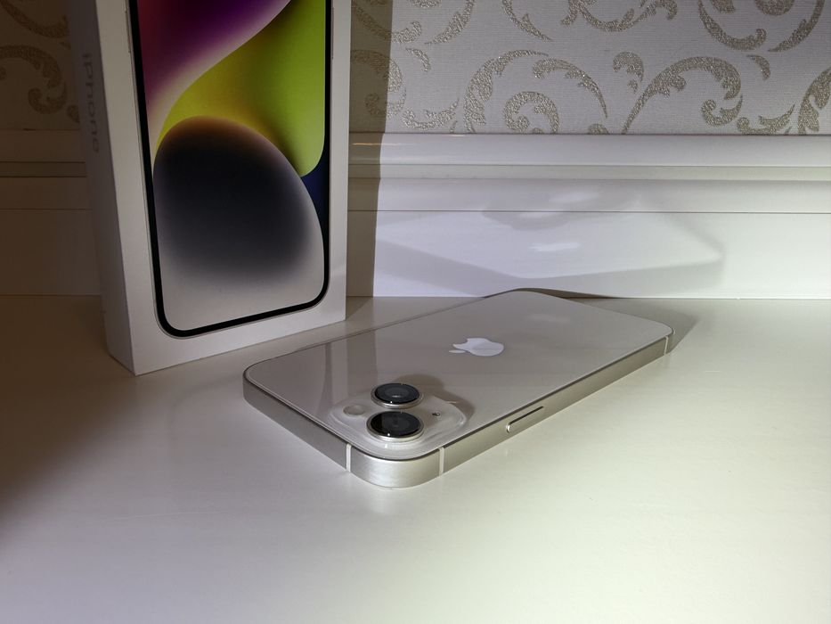 iPhone 14 Plus 128 ГБ Ідеальний стан Starlight Білий