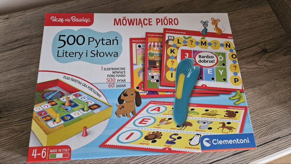 Mówiące pióro litery i słowa 500 pytań