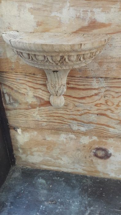 Oratório antigo, 1,18mt em madeira de castanho