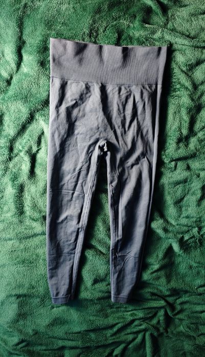 Legginsy jeansowe na szerokiej gumie