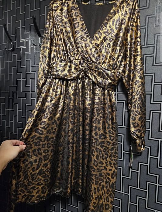 Sukienka damska złota