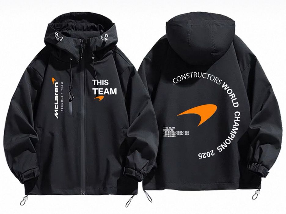 Maclaren F1 Blusao com capucho e zip. Lindissimo