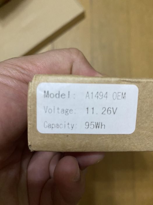 Bateria Macbook Pro A1494 A1398 Nova