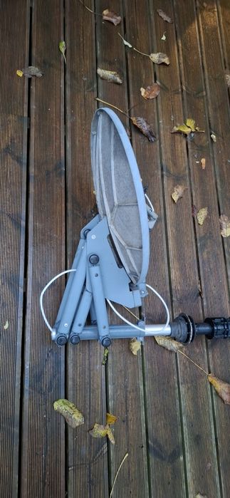 Antena satelitarna rozkładana kamper przyczepa