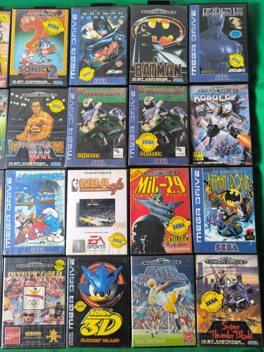 Lote Jogos Sega Mega Drive