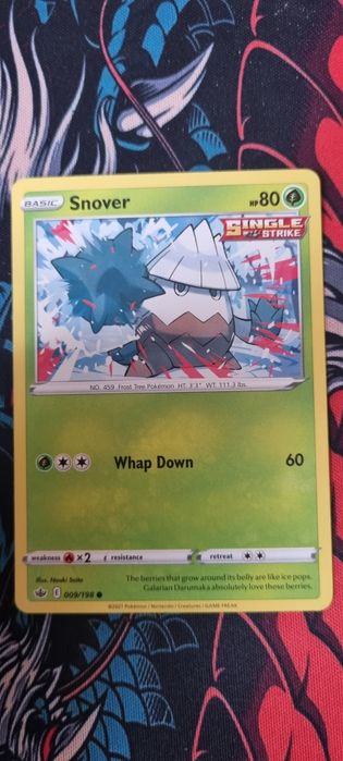 Karta do gry Pokémon Snover