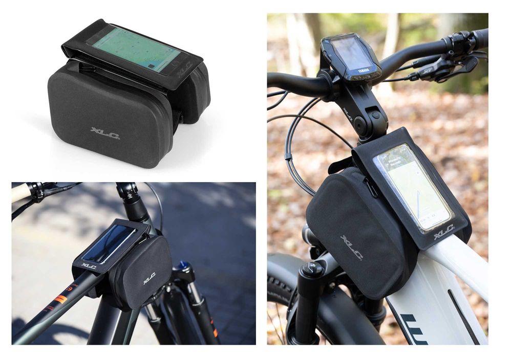 Sakwa rowerowa na ramę XLC BA-W36 waterproof uchwyt telefon etui