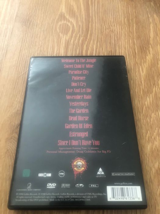 Guns 'n' Roses DVD - Welcome to the Videos