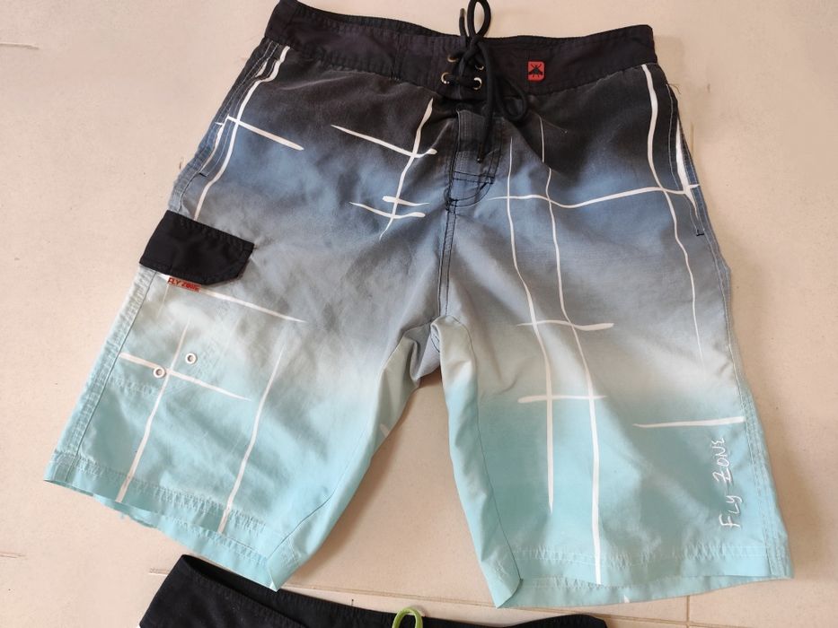 3 Calções de Banho para Rapaz/Homem (W30 - Tam. S)