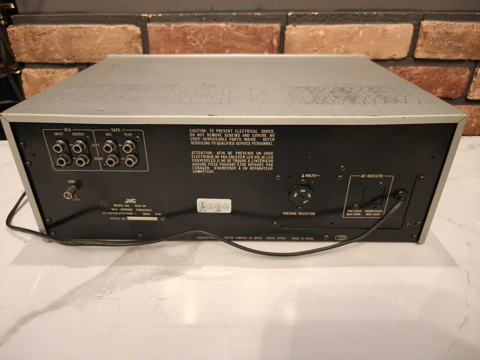 JVC SEA-50 ! Rzadki korektor graficzny ! Do naprawy !
