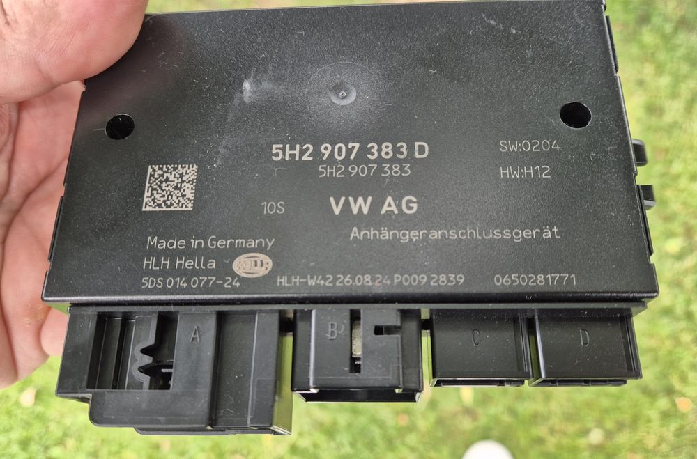 Moduł sterujący haka 5H2 907 383 D