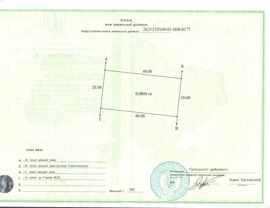 земельна ділянка під забудову