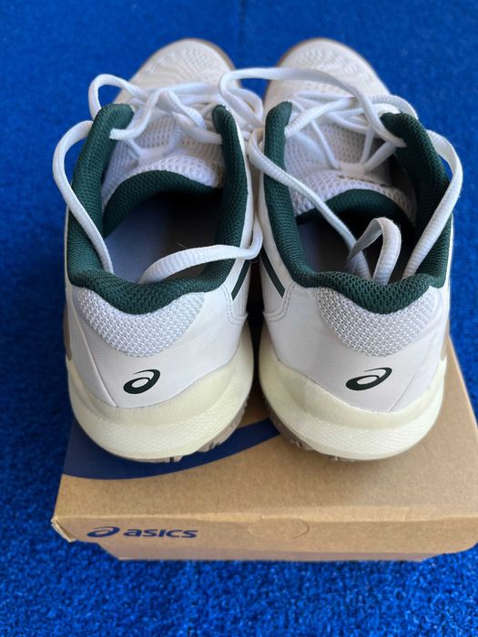 Sapatilhas de Padel ASICS Gel-Challenger 14 CLAY - White/Saxon Green