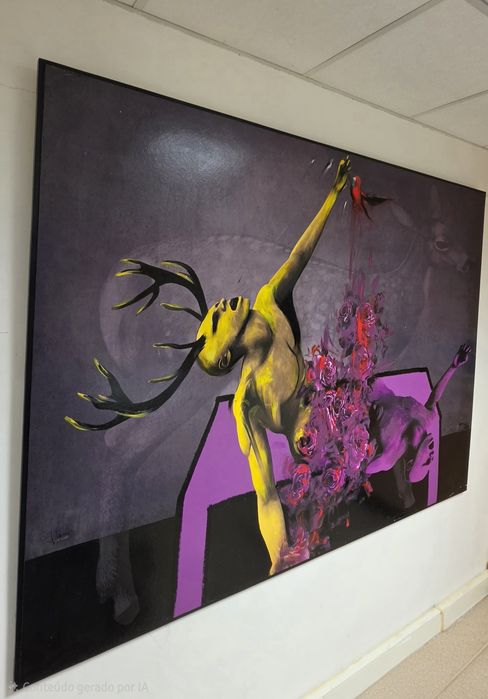 Quadro magnifico de 1.50m×2m do artista Marc Felten