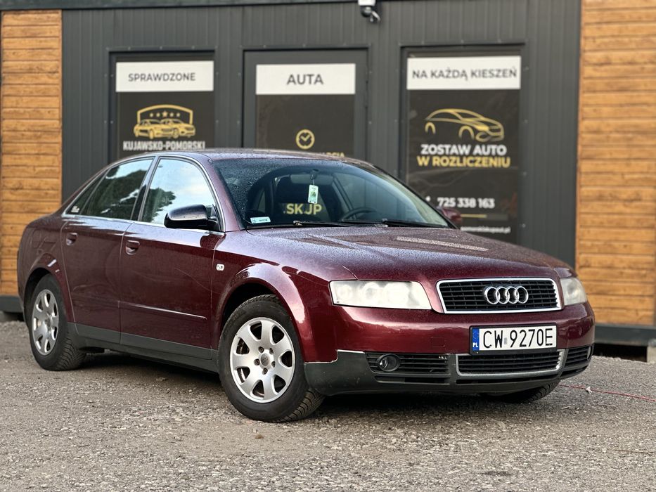 AUDI A4 B6 2003 – 1.6 BENZYNA + GAZ – KLIMATRONIC – GRZANE FOTELE