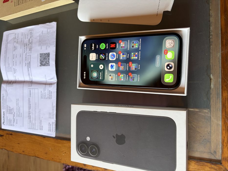 IPhone 16 128GB - Fatura e Garantia
