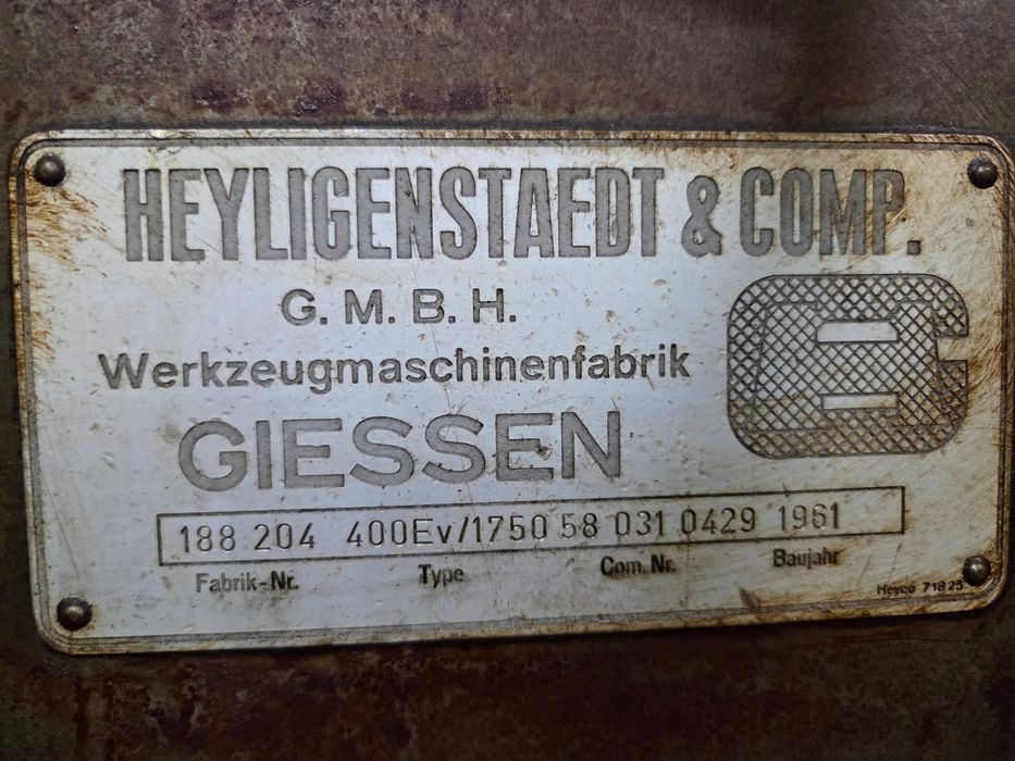 Tokarka manualna Heyligenstaedt