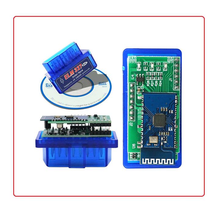 Автосканер  ELM 327 OBD2 диагностический сканер v1.5 2.1