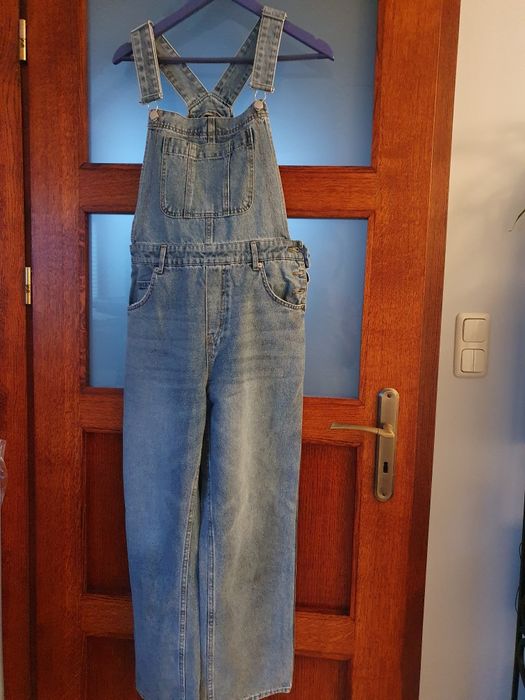 Jeansowe ogrodniczki H&M