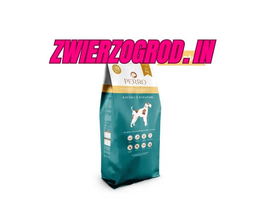 Perro Kaczka z batatami sucha karma dla psa 12 kg ** zwierzogrod.in **