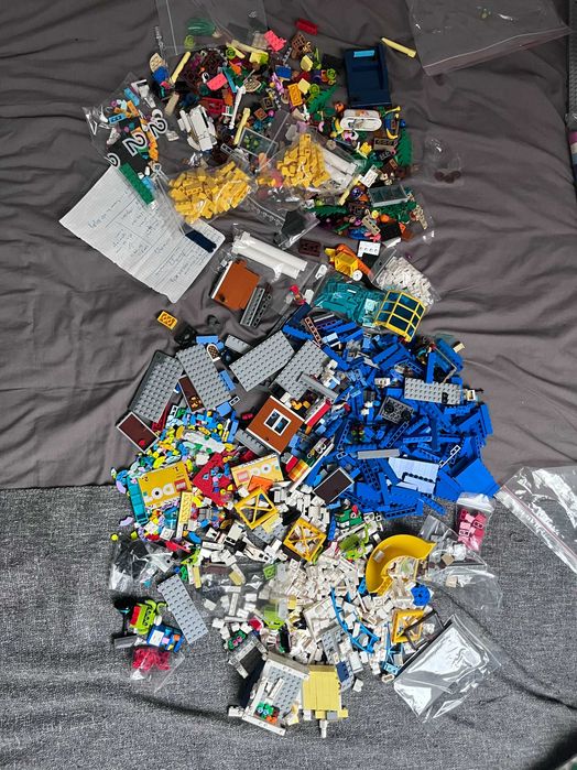 LEGO Lot w/ Manuals, VIP Sets, Sorted Parts & City Builds