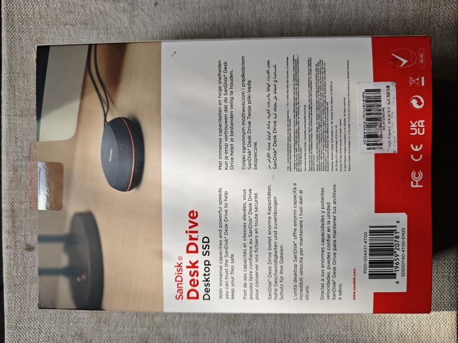 SSD накопичувач SanDisk Desk Drive 4 TB (SDSSDT40-4T00-EM25)