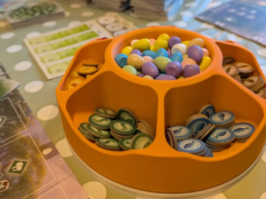 Organizador Giratório para Tokens Wingspan