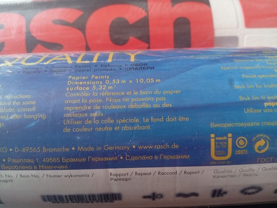 Trzy tapety Rasch. Cena za całość