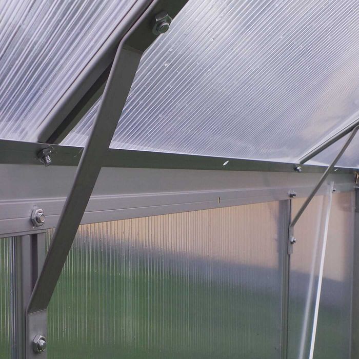 SZKLARNIA Aluminiowa 250x310cm 7,75m2 6mm Fundament