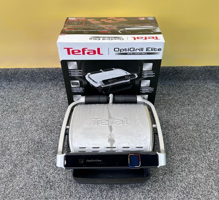 Гриль электрический Tefal OptiGrill Elite GC750D30 30х20cм 16 программ
