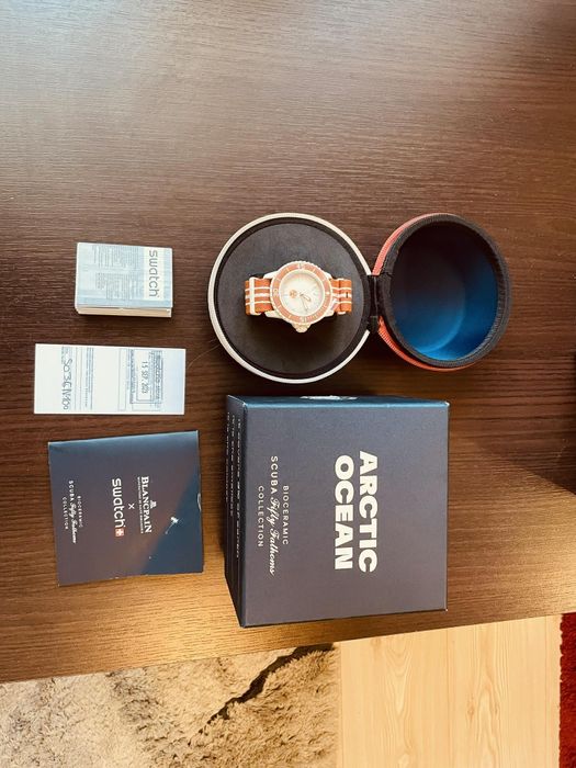 Najtaniej w sieci!  Blancpain x Swatch Scuba Fifty Fathoms Arctic Ocea