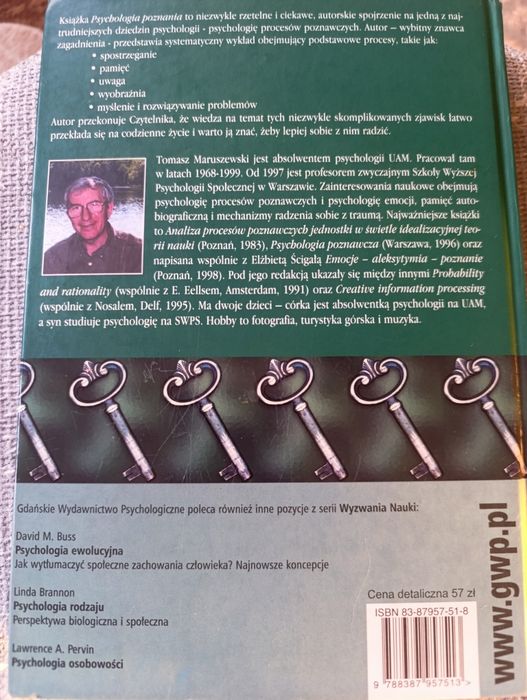 Psychologia poznania - Tomasz Maruszewski