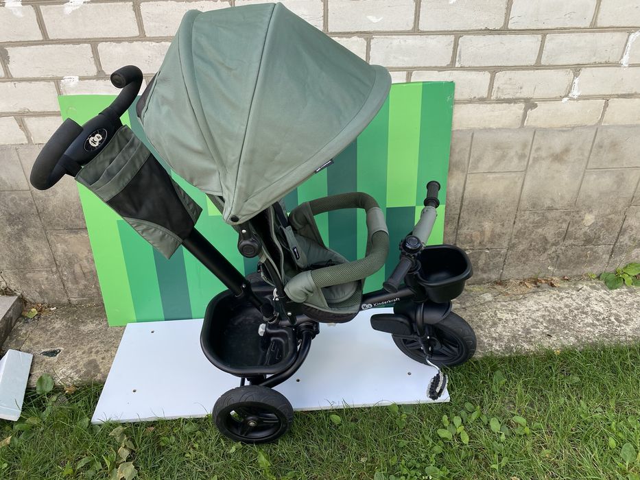 Велосипед з батьківською ручкою Kindercraft Aveo ідеальний стан