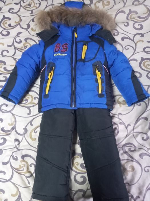 Куртка зимова(комбінезон) на хлопчика
