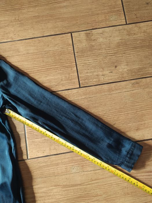 Granatowa koszula z długim rękawem S