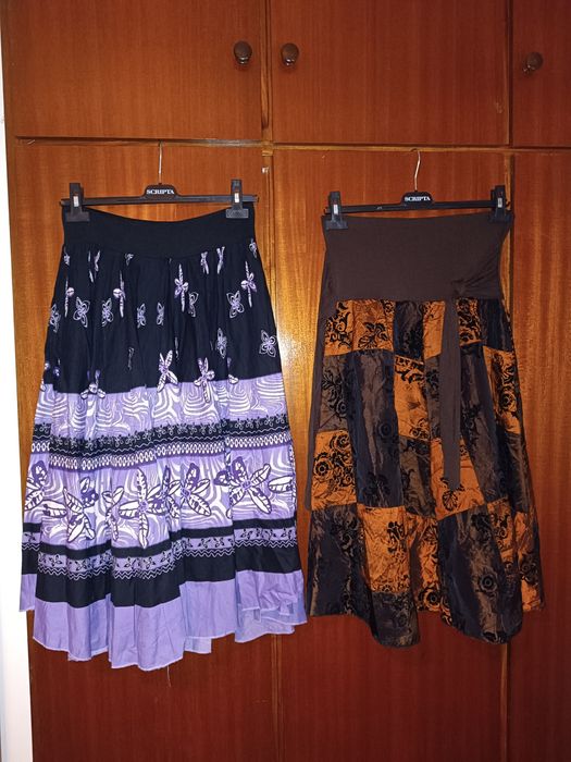 Saias compridas de senhora