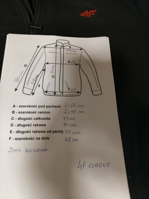 Polar czarny 4f lekki duży 5xl