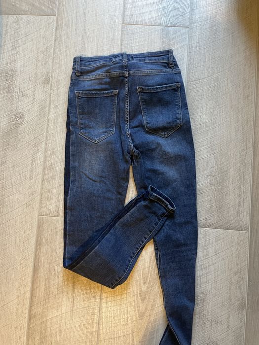 Сині джинси з вставкою