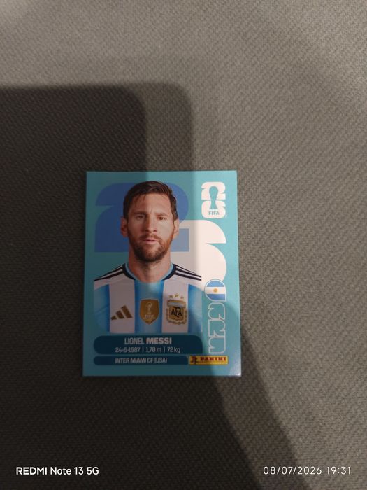 Cromo Messi FWC 2026