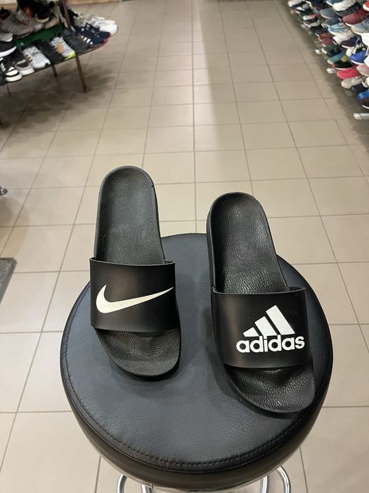 Шлепки nike, adidas
