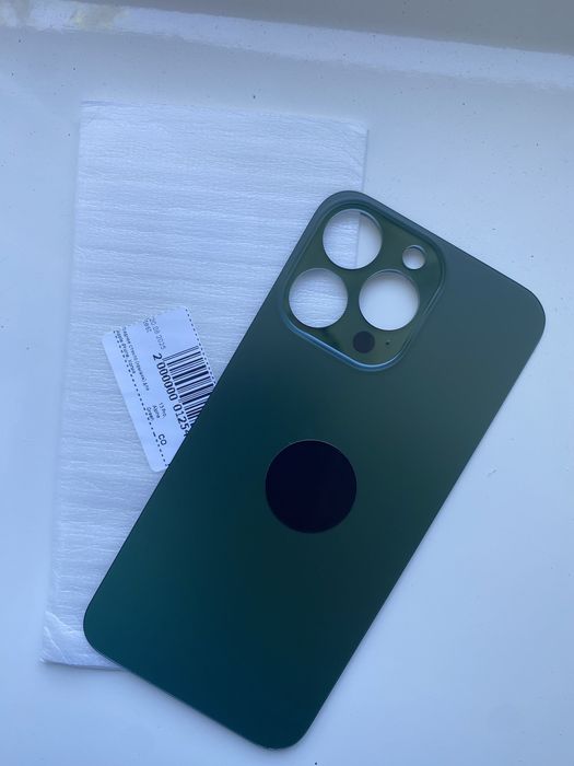 Задня кришка Apple iPhone 13 Pro Alpine Green (з великим отвором для камери)