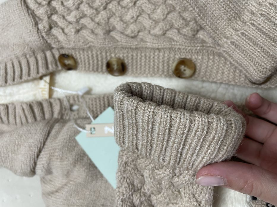 Вʼязаний комбенізон 6-12 місяців