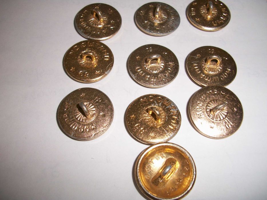 Гудзики колекційні клейма Мосштамп